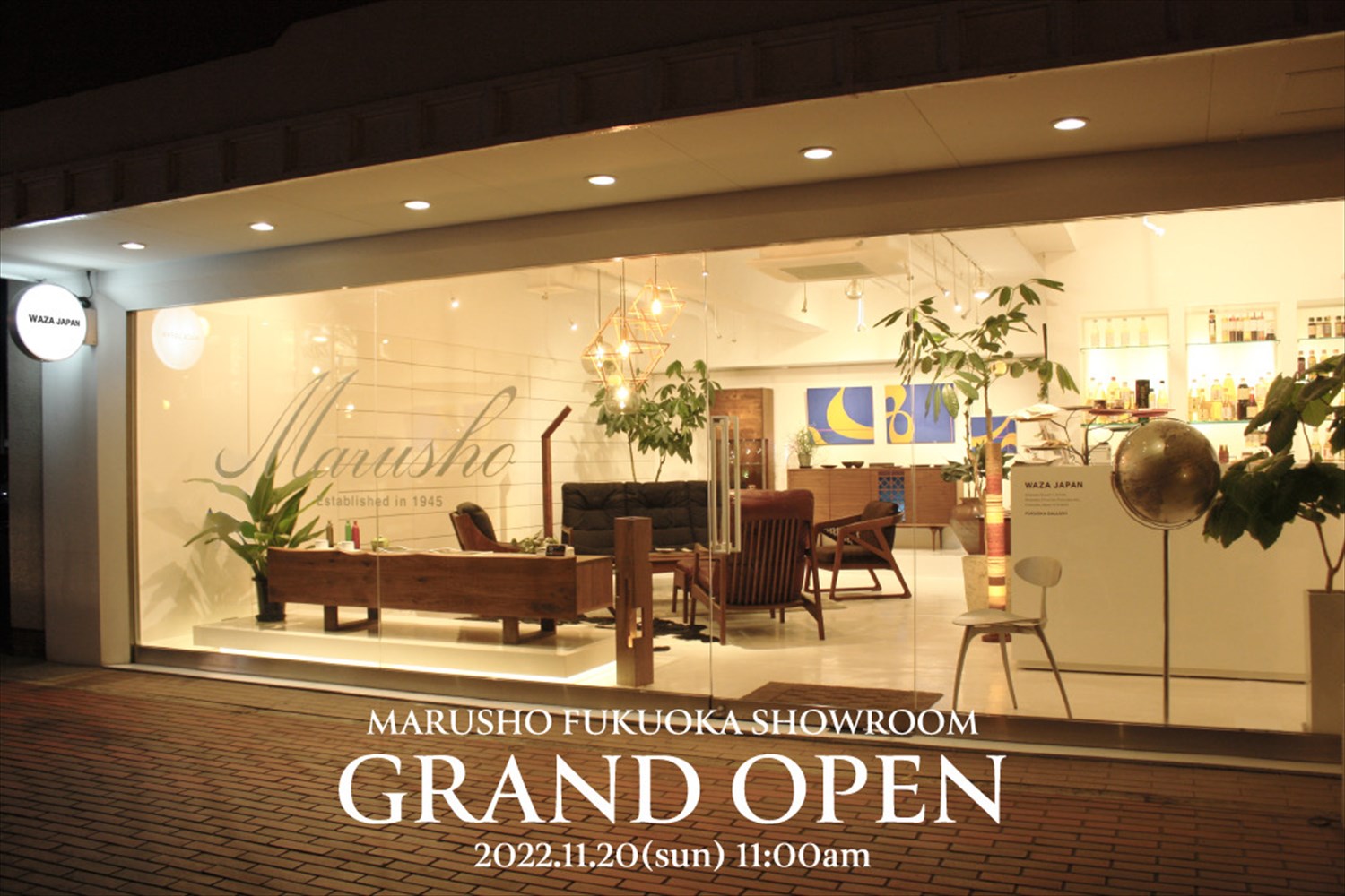 POPUPストア「MARUSHO FUKUOKA SHOWROOM」オープン